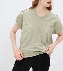 Marškinėliai moterims Aeronautica Militare 32483-4, žali kaina ir informacija | Marškinėliai moterims | pigu.lt