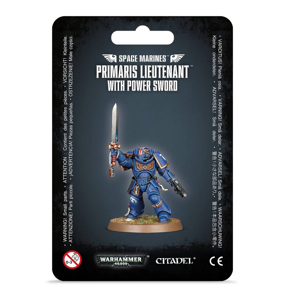 Konstruktorius Space Marines: Primaris Lieutenant with Power Sword Games Workshop, 9 d. цена и информация | Konstruktoriai ir kaladėlės | pigu.lt