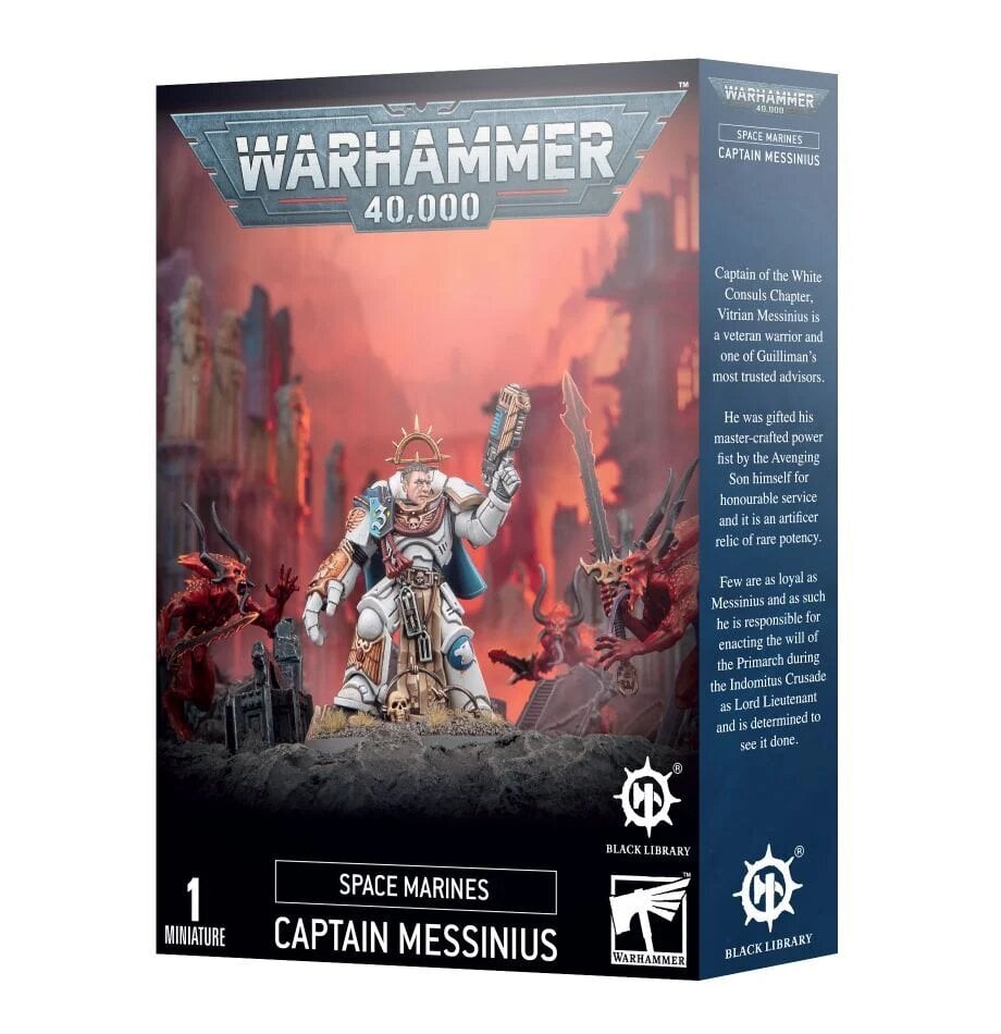 Surenkama figūrėlė Warhammer 40K Juodoji bibliotekaKapitonas Mesijus kaina ir informacija | Konstruktoriai ir kaladėlės | pigu.lt