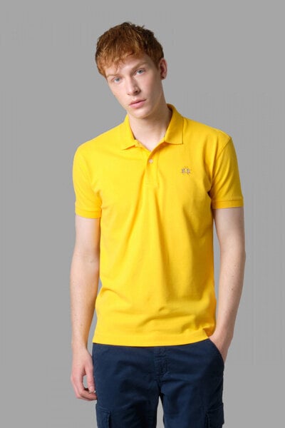 Marškinėliai vyrams La Martina 35766-5, geltoni цена и информация | Vyriški marškinėliai | pigu.lt