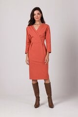 Suknelė moterims BeWear, raudona kaina ir informacija | Suknelės | pigu.lt