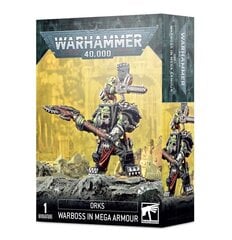 Konstruktorius Warhammer 40000 Ork, Orkų karo bosas su mega šarvais kaina ir informacija | Konstruktoriai ir kaladėlės | pigu.lt