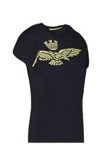 Marškinėliai moterims Aeronautica Militare 38569-2, juodi kaina ir informacija | Marškinėliai moterims | pigu.lt