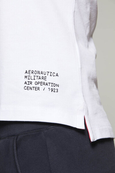 Marškinėliai moterims Aeronautica Militare 38603-3, balti kaina ir informacija | Marškinėliai moterims | pigu.lt