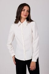 Marškiniai moterims Bewar, balti цена и информация | Женские блузки, рубашки | pigu.lt