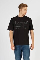 Marškinėliai vyrams La Martina 47081-7, juodi kaina ir informacija | Vyriški marškinėliai | pigu.lt