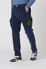 Kelnės vyrams 53536-65, mėlynos цена и информация | Мужские брюки | pigu.lt