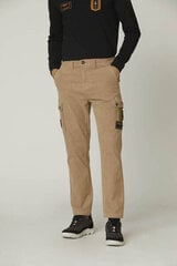 Kelnės vyrams 53542-64, smėlio spalvos цена и информация | Мужские брюки | pigu.lt