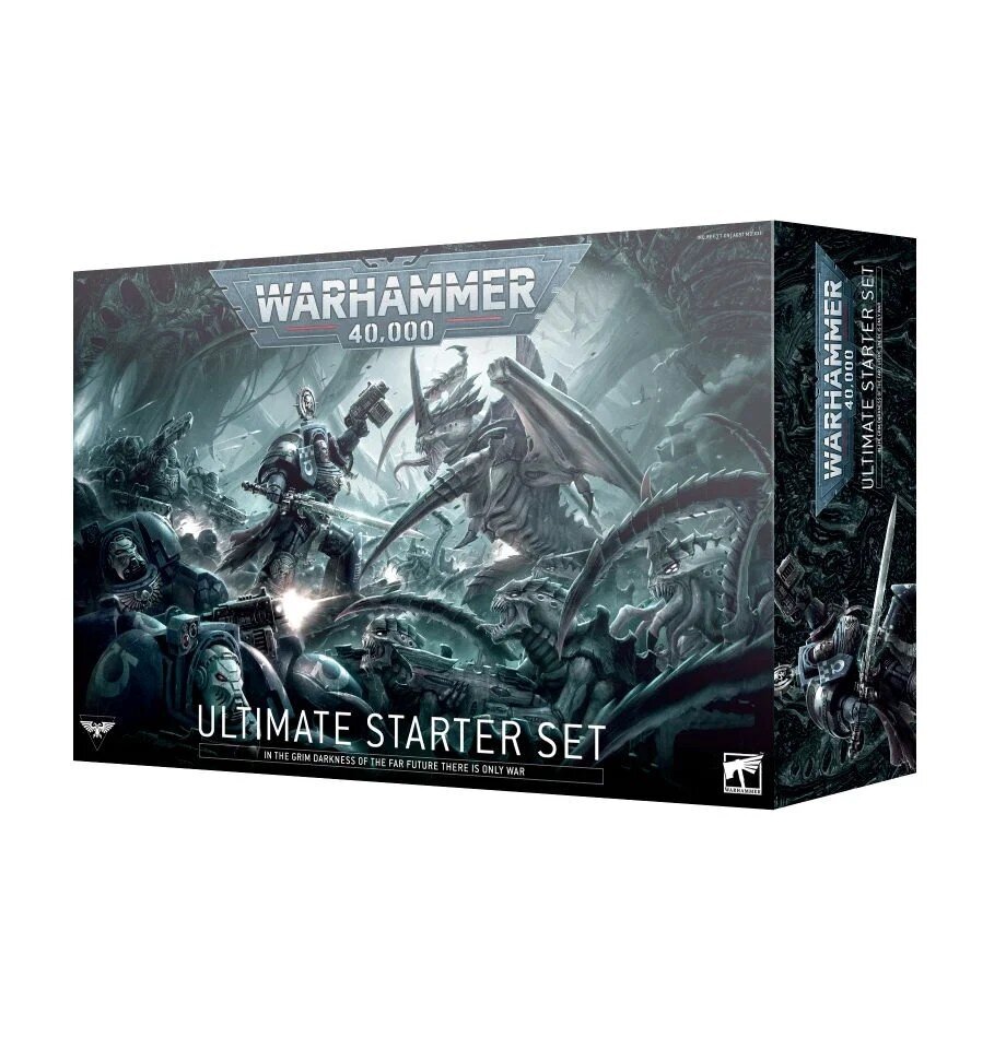 Миниатюрная настольная игра Warhammer на английском языке. Warhammer 40,000:  Ultimate Starter Set, 40-05 цена | pigu.lt