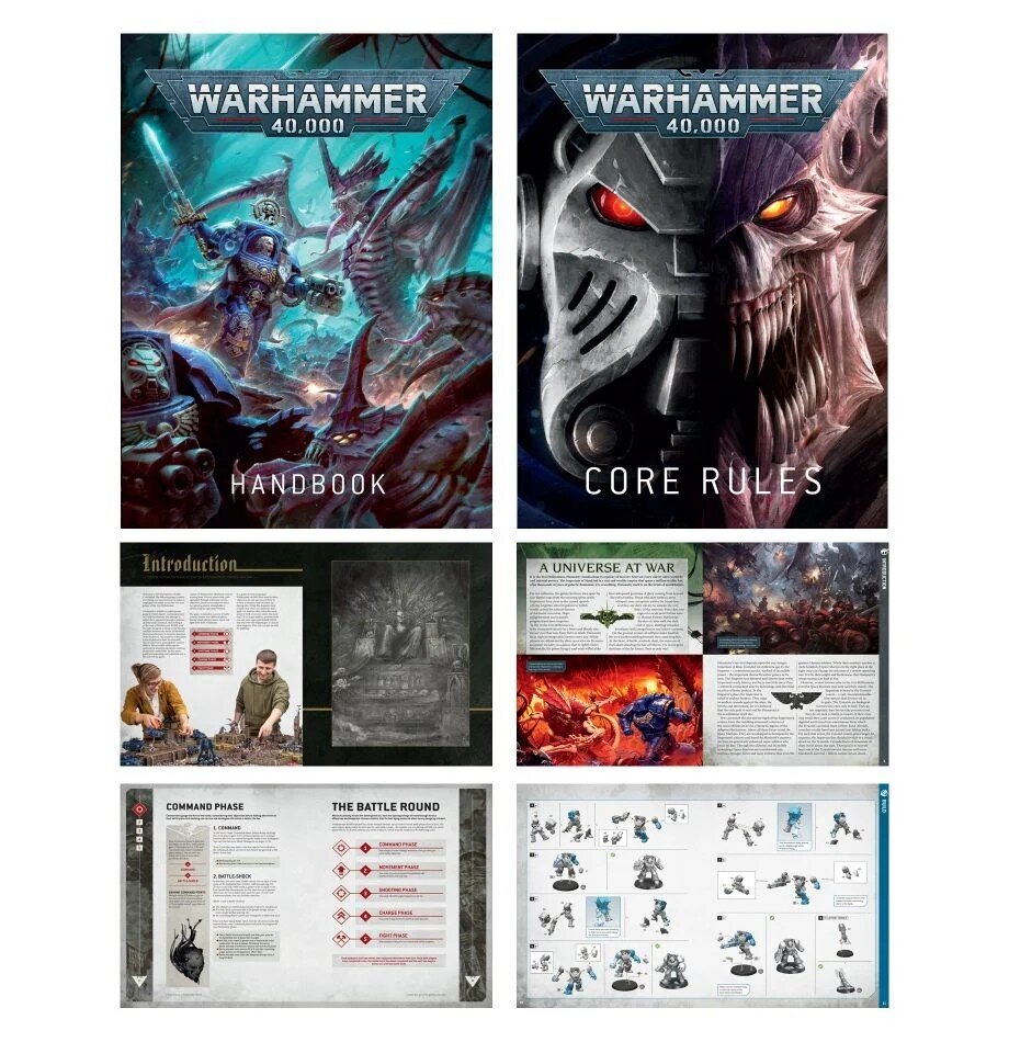 Surenkamų figūrėlių rinkinys su priedais Warhammer 40k galutinis pradinis rinkinys kaina ir informacija | Konstruktoriai ir kaladėlės | pigu.lt