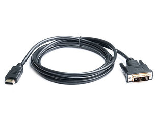 HDMI-DVI M-M, 1.8m, Real-El цена и информация | Адаптеры, USB-разветвители | pigu.lt
