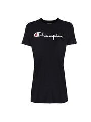 Champion T-Shirt Long Top - 110045 - Черный  regular fit 110045 цена и информация | Футболка женская | pigu.lt