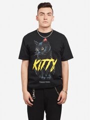 Domrebel T-shirt Meow Box T - Meow Box T-Shirt - Черный  oversized Meow Box T-Shirt цена и информация | Мужские футболки | pigu.lt