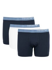 Emporio Armani Боксеры 3 Pack - 111473 2F728 - ЧерныйСинийВоенно-морской 111473 2F728 цена и информация | Мужские трусы | pigu.lt