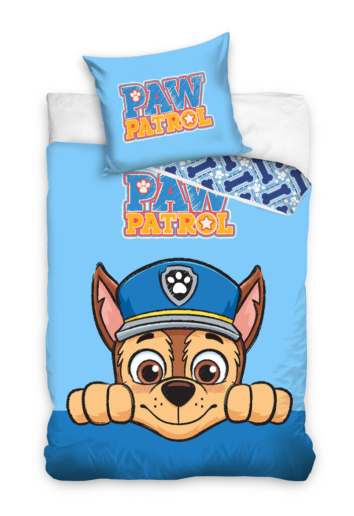 Vaikiškas patalynės komplektas Paw Patrol, 160x200, 2 dalių kaina ir informacija | Patalynė kūdikiams, vaikams | pigu.lt