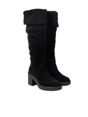 Geox ilgaauliai batai moterims D949UB023BH, juodi kaina ir informacija | Aulinukai, ilgaauliai batai moterims | pigu.lt
