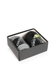 Geox Skarpetki 2-Pack - M9465A TS022 | Man socks - ЧерныйЖелтыйСерый M9465A TS022 | Man socks цена и информация | Мужские носки | pigu.lt