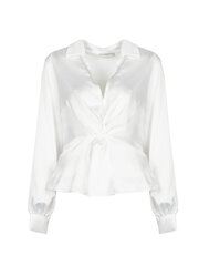 Guess Блузка - W2GH96WD8G2 - Белый  regular fit W2GH96WD8G2 цена и информация | Женские блузки, рубашки | pigu.lt