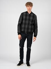 Guess Куртка Andy Bomber - M0BL19WDLY0 - ЧерныйСерыйГрафит  regular fit M0BL19WDLY0 цена и информация | Мужские куртки | pigu.lt