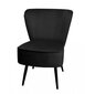 Svetainės fotelis Venecia Decorates, juodas kaina ir informacija | Svetainės foteliai | pigu.lt