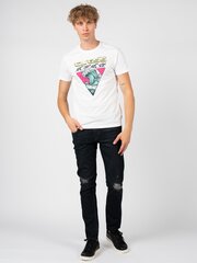 Guess T-Shirt - MBRI25KAVR4 - Белый  regular fit MBRI25KAVR4 цена и информация | Мужские футболки | pigu.lt