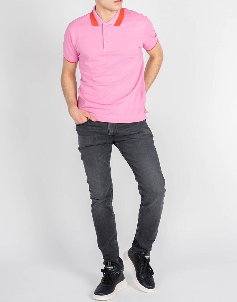 Polo marškinėliai vyrams Invicta 4452240, rožiniai kaina ir informacija | Vyriški marškinėliai | pigu.lt