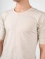 Marškinėliai vyrams La Haine Inside Us P2208 3M, smėlio spalvos kaina ir informacija | Vyriški marškinėliai | pigu.lt