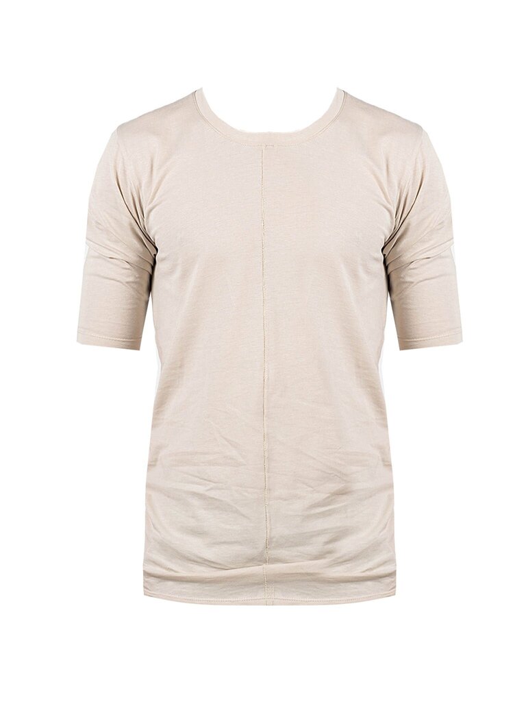 Marškinėliai vyrams La Haine Inside Us P2208 3M, smėlio spalvos kaina ir informacija | Vyriški marškinėliai | pigu.lt