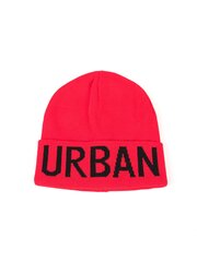 Les Hommes Шапка Urban - UHA670 951U | Urban Knit Hat - ЧерныйКрасный UHA670 951U | Urban Knit Hat цена и информация | Женские шапки | pigu.lt