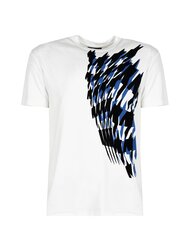 Les Hommes T-shirt - LF224306-0700-1007 | Grafic Print - Белый  regular fit LF224306-0700-1007 | Grafic Print цена и информация | Мужские футболки | pigu.lt