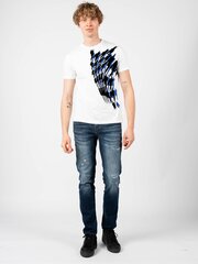 Marškinėliai vyrams Les Hommes LF224306-0700-1007, balti kaina ir informacija | Vyriški marškinėliai | pigu.lt