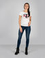 Marškinėliai moterims Liu-Jo TF1219 J5972, balti цена и информация | Marškinėliai moterims | pigu.lt