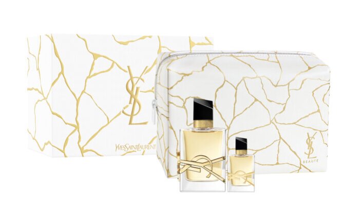 Rinkinys Yves Saint Laurent Libre moterims: kvapusis vanduo EDP, 50 ml + kvapusis vanduo EDP, 7,5 ml + kosmetinė kaina ir informacija | Kvepalai moterims | pigu.lt