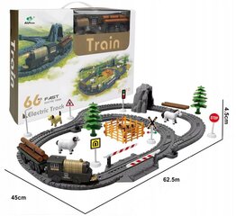 Elektrinis traukinys su garso ir šviesos efektais kaina ir informacija | Žaislai berniukams | pigu.lt