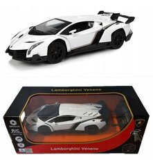 Radijo bangomis valdomas Lamborghini Veneno Braha, baltas цена и информация | Игрушки для мальчиков | pigu.lt