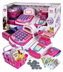 Interaktyvus vaikiškas kasos aparatas su priedais kaina ir informacija | Žaislai mergaitėms | pigu.lt