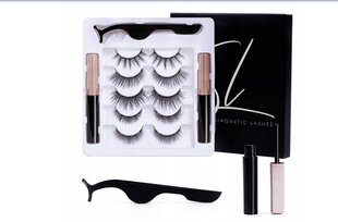 Magnetinių blakstienų rinkinys Magnetic lashes цена и информация | Накладные ресницы, керлеры | pigu.lt