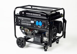 Benzino generatorius Genetron GT6500, 5,5 KW, 230 V, elektrinis paleidimas kaina ir informacija | Elektros generatoriai | pigu.lt