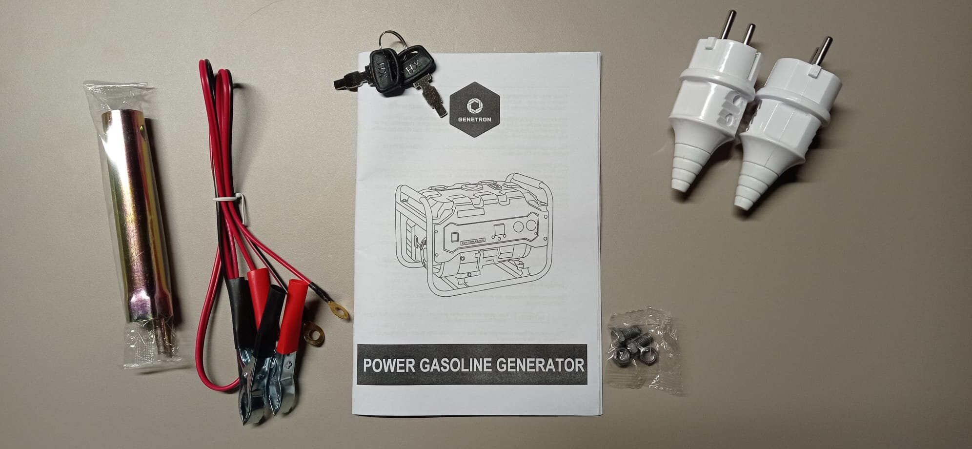 Benzino generatorius Genetron GT6500, 5,5 KW, 230 V, elektrinis paleidimas kaina ir informacija | Elektros generatoriai | pigu.lt