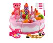 Žaislinis gimtadienio tortas su priedais, 80 d. kaina ir informacija | Žaislai mergaitėms | pigu.lt