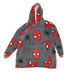 Spider-man šiltas pledas-džemperis, pilkas kaina ir informacija | Originalūs džemperiai | pigu.lt