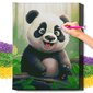 Deimantinė mozaika 5D Diamond Painting Oh Art! Panda, 30x40 cm цена и информация | Deimantinės mozaikos | pigu.lt