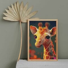 Deimantinė mozaika 5D Diamond Painting Oh Art! Žirafa, 20x30 cm kaina ir informacija | Deimantinės mozaikos | pigu.lt
