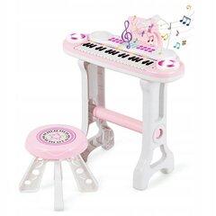 Vaikiškas pianinas Costway, rožinis kaina ir informacija | Lavinamieji žaislai | pigu.lt