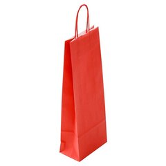 Popierinis maišelis Twist, raudonas kaina ir informacija | Dovanų pakavimo priemonės | pigu.lt