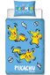 Vaikiškas patalynės komplektas Pokemon Pikachu, 140x200 cm, 2 dalių kaina ir informacija | Patalynė kūdikiams, vaikams | pigu.lt