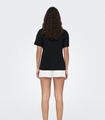 JDY женская футболка 15292431*05 5715418660535, черная цена и информация | Женские футболки | pigu.lt