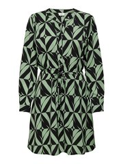 JDY женское платье 15302384*01 5715511057409, черное/зелёное цена и информация | Платья | pigu.lt