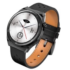 Garett V12 Black Leather kaina ir informacija | Išmanieji laikrodžiai (smartwatch) | pigu.lt