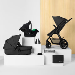 Универсальная коляска Kinderkraft Moov CT 3in1 Mink Pro, Black цена и информация | Коляски | pigu.lt